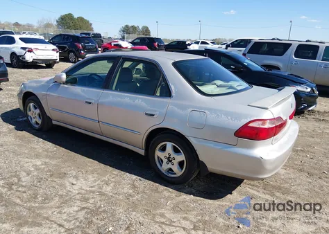 1999 Honda Accord Ex V6 from USA, damaged, VIN 1HGCG1657XA007258
